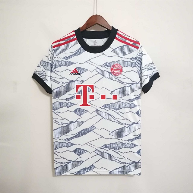 AAA Quality Bayern Munich 21/22 Third White Soccer Jersey